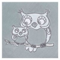 Sleeping bag New Baby Owls grey, size 104 (3-4y)