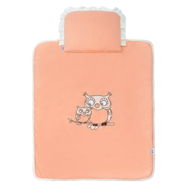 Stroller Set New Baby Owls coral