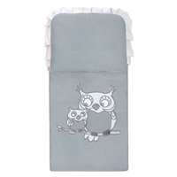 New Baby Owls Grey Stroller Set