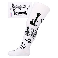 Cotton Tights New Baby Music White, size 62 (3-6m)
