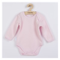 New Baby Pastel Baby Body with Long Sleeves Pink, size 62 (3-6m)