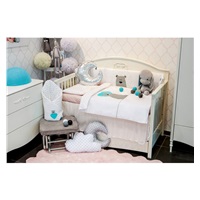 6-piece bedding Belisima Bear in love 100/135 turquoise