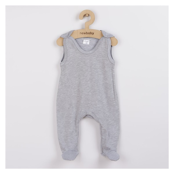 New Baby Classic II baby onesies grey, size 62 (3-6m)