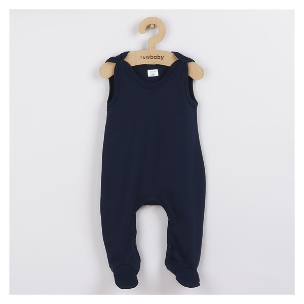 New Baby Classic II baby onesies dark blue, size 68 (4-6m)