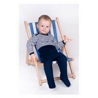 New Baby Classic II baby onesies dark blue, size 56 (0-3m)