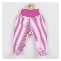 New Baby Classic II Baby Bibs with Pink Stripes, size 74 (6-9m)