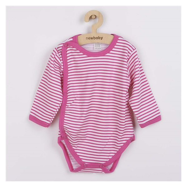 New Baby Classic II with pink stripes, size 50