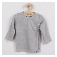 New Baby Classic II baby onesie grey, size 62 (3-6m)