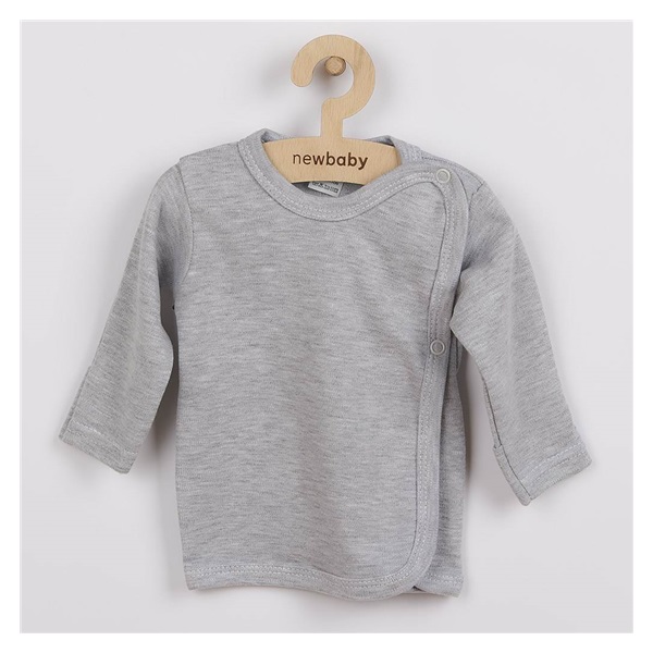 New Baby Classic II baby onesie grey, size 68 (4-6m)