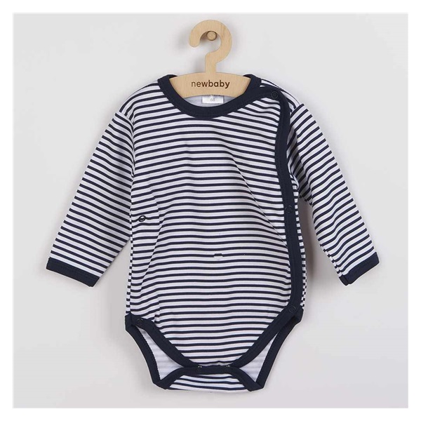 New Baby Classic II with blue stripes, size 74 (6-9m)