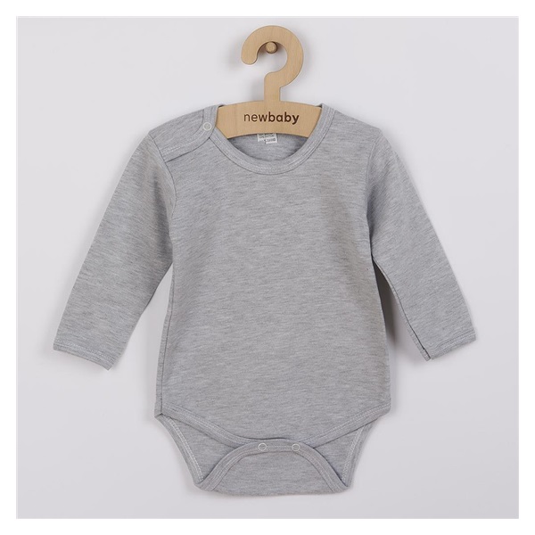 Baby body New Baby Classic II grey, size 80 (9-12m)
