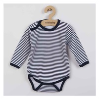 Baby body New Baby Classic II with blue stripes, size 86 (12-18m)