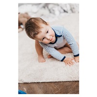 Baby body New Baby Classic II with blue stripes, size 86 (12-18m)