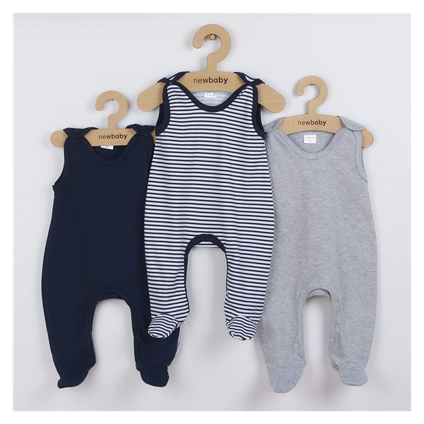 Baby onesies New Baby Classic II Boy 3pcs, size 68 (4-6m)