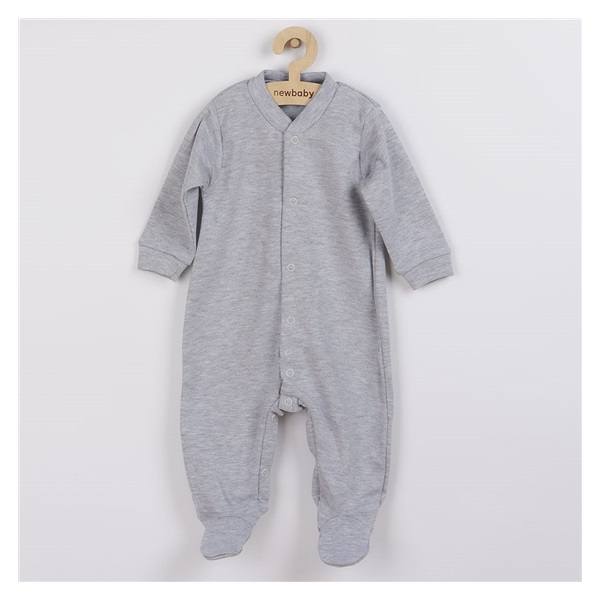 Baby Jumpsuit New Baby Classic II grey, size 56 (0-3m)