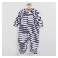 New Baby Classic II Infant Jumpsuit with Blue Stripes, size 74 (6-9m)