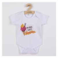 Printed body New Baby MY FIRST SWEET Summer pink, size 62 (3-6m)