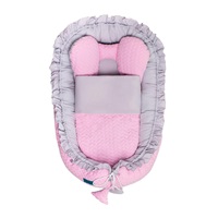 Belisima Luxury baby nest with blanket for baby Belisima Rabbit pink
