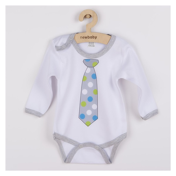 New Baby printed body with tie with polka dots, size 86 (12-18m)
