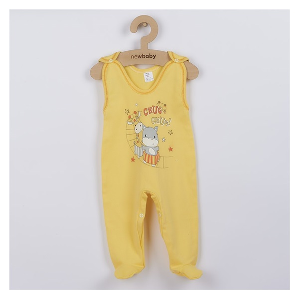 Baby onesies New Baby chug yellow, size 80 (9-12m)
