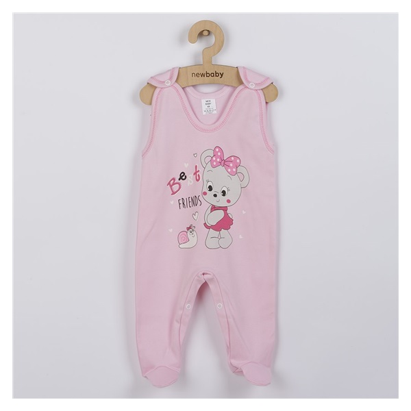 Baby onesies New Baby mouse pink, size 50
