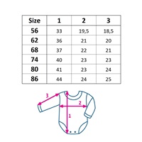 New Baby Panda Long Sleeve Baby Bodysuit, size 62 (3-6m)