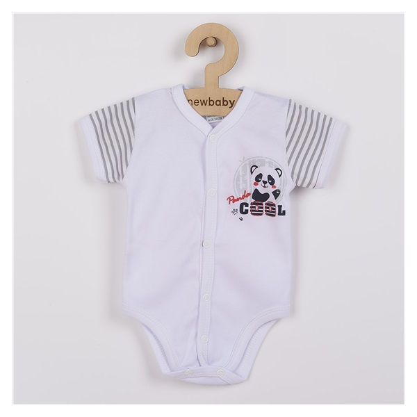 New Baby Panda Full Sleeve Short Sleeve Infant Bodysuit, size 62 (3-6m)