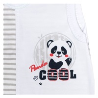 Baby onesies New Baby Panda, size 74 (6-9m)