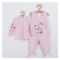 2 piece set New Baby mouse pink, size 74 (6-9m)