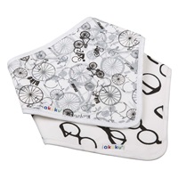 Baby bib-scarf Akuku 2 pcs round-glasses