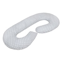 Universal breastfeeding pillow C-shaped New Baby XL grey with polka dots