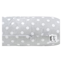 Universal breastfeeding pillow C-shaped New Baby XL grey with polka dots