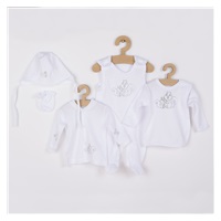 New Baby 5 Piece Set Squirrels in a Box White, size 62 (3-6m)