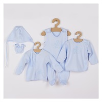 New Baby 5 Piece Set Squirrels in a Box Blue, size 62 (3-6m)