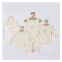 New Baby 5 Piece Set Squirrels in a Box Beige, size 62 (3-6m)