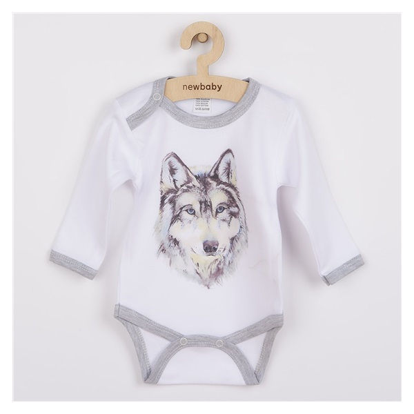 Body with New Baby Wolf print, size 74 (6-9m)