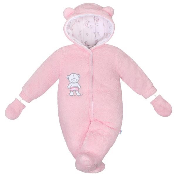 Winter jumpsuit New Baby Nice Bear pink, size 74 (6-9m)