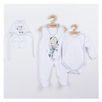 4-Piece New Baby Bear Play Set, size 56 (0-3m)