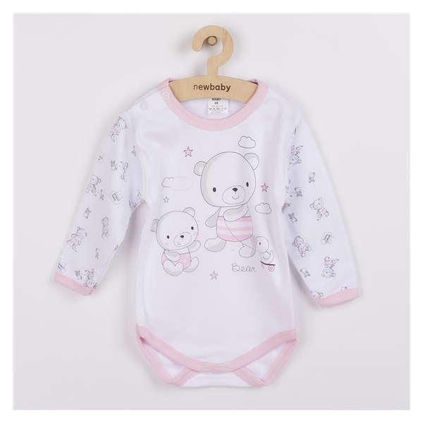 Baby body New Baby Bears pink, size 62 (3-6m)