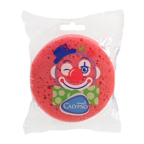 Calypso Clown bath sponge dark pink