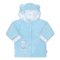 Winter coat New Baby Nice Bear blue, size 56 (0-3m)
