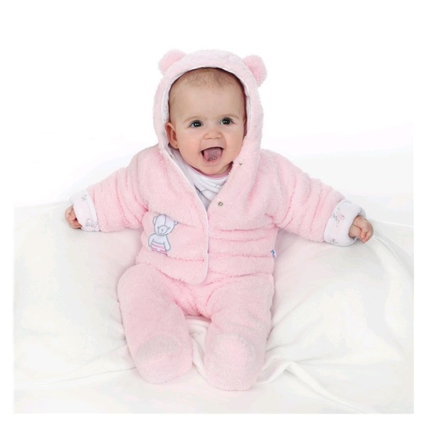 Winter coat New Baby Nice Bear pink, size 80 (9-12m)