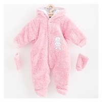 Winter jumpsuit New Baby Nice Bear pink, size 56 (0-3m)