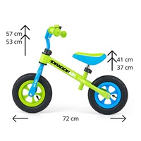 Milly Mally Dragon Air green children‘s bike