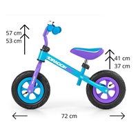 Milly Mally Dragon Air turquise children‘s bike