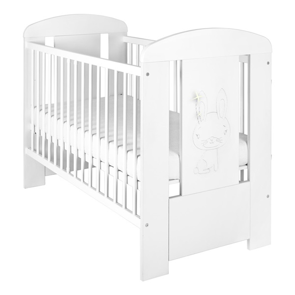 New Baby Rabbit crib standard white