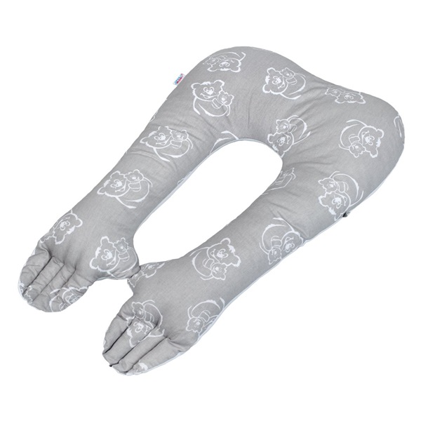 Multifunctional stabilizing pillow New Baby Mevidci grey