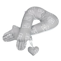 Multifunctional stabilizing pillow New Baby Mevidci grey