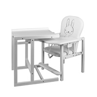 New Baby Rabbit white pine highchair