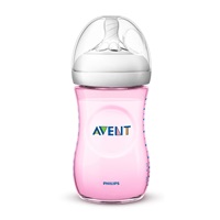 Kojenecká láhev Avent Natural 260 ml růžová